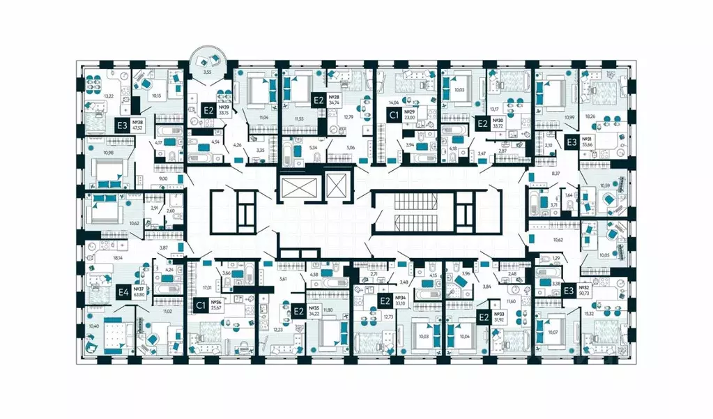 2-к кв. Тульская область, Тула ул. Чмутова, 158Д (55.66 м) - Фото 2