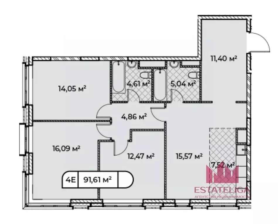 3-к кв. Москва просп. Генерала Дорохова, 39к2И (91.6 м) - Фото 1