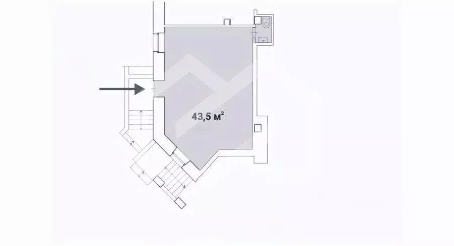 Помещение свободного назначения в Москва Братиславская ул., 15К1 (44 ... - Фото 2