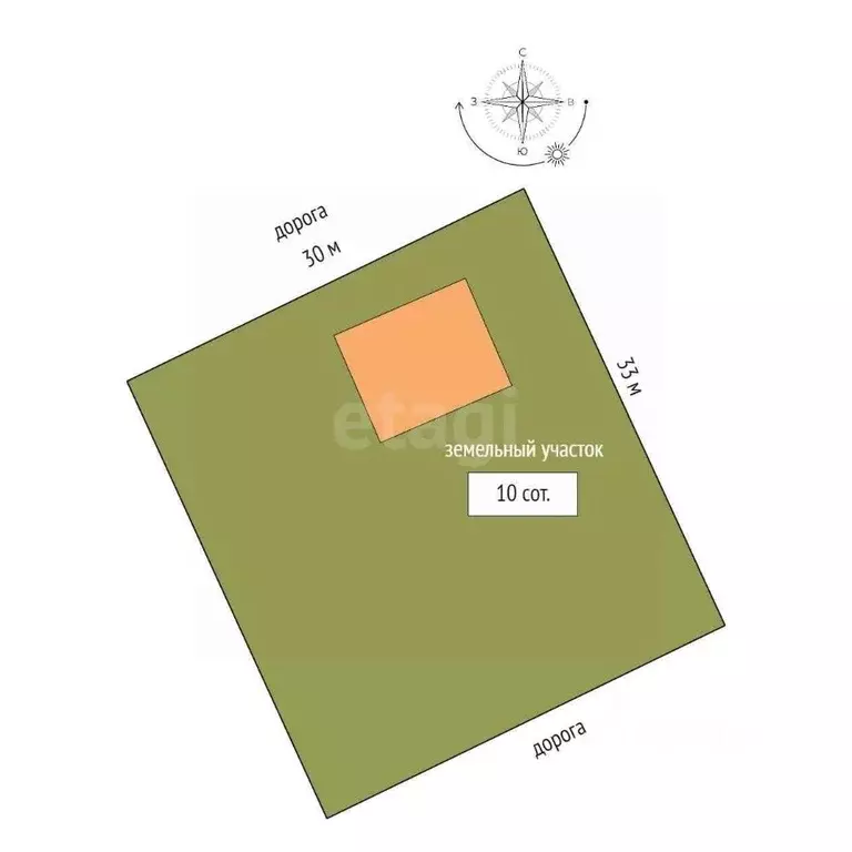 Участок в Татарстан, Мензелинск ул. Хадичи Салимовой, 1Б (10.0 сот.) - Фото 1