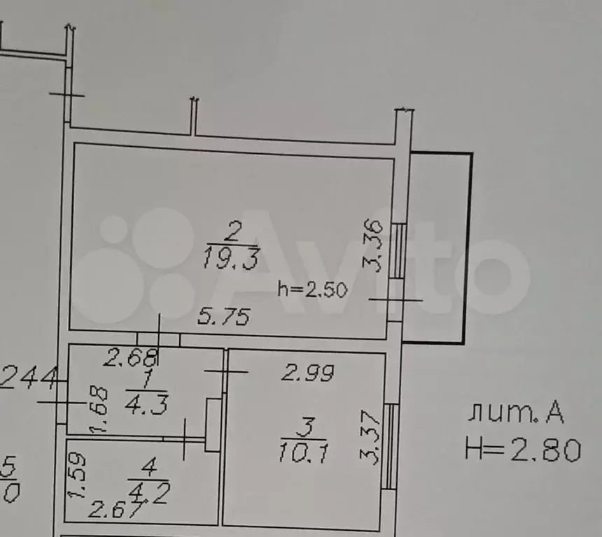 1-к. квартира, 38 м, 14/16 эт. - Фото 0