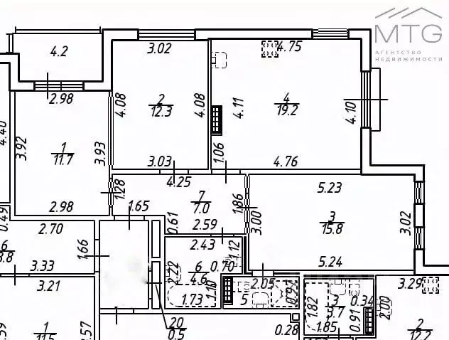 3-к кв. Санкт-Петербург пос. Стрельна, просп. Буденного, 26к5 (74.0 м) - Фото 2