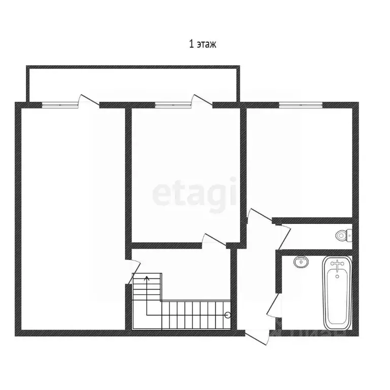 5-к кв. Иркутская область, Ангарск 7А мкр, 6 (100.0 м) - Фото 1