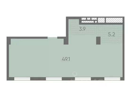 Офис в Санкт-Петербург Партизанская ул., 5 (58 м) - Фото 1