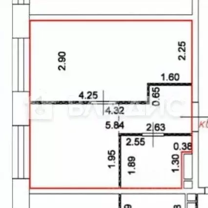 1-к кв. Москва Нагатинская наб., 10А (33.8 м) - Фото 1