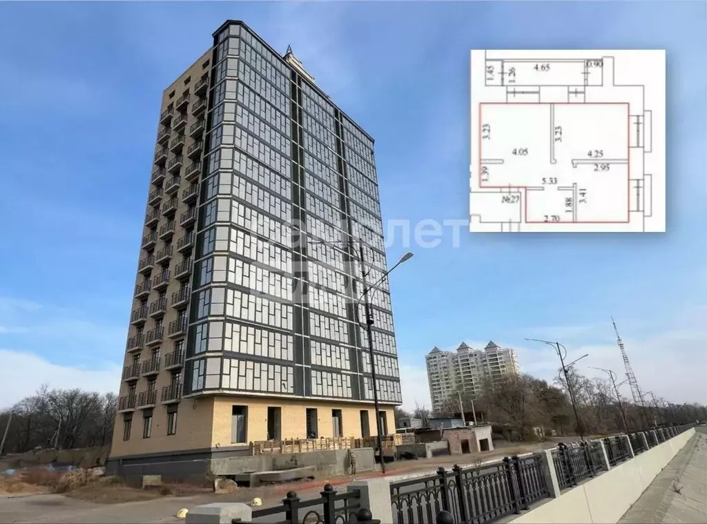 2-к кв. Амурская область, Благовещенск Пограничный пер., 5 (54.3 м) - Фото 1