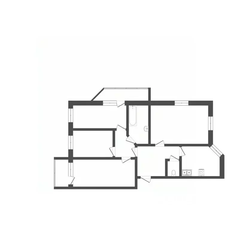 4-к кв. Тюменская область, Тюмень Севастопольская ул., 2к4 (113.0 м) - Фото 2