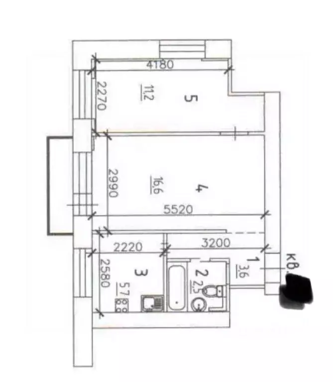 2-к кв. Пермский край, Пермь ул. Дениса Давыдова, 27а (40.7 м) - Фото 2