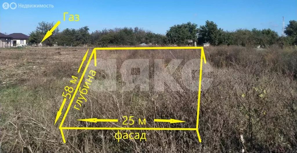 Участок в посёлок Стрелка, Азовская улица (14.5 м) - Фото 0