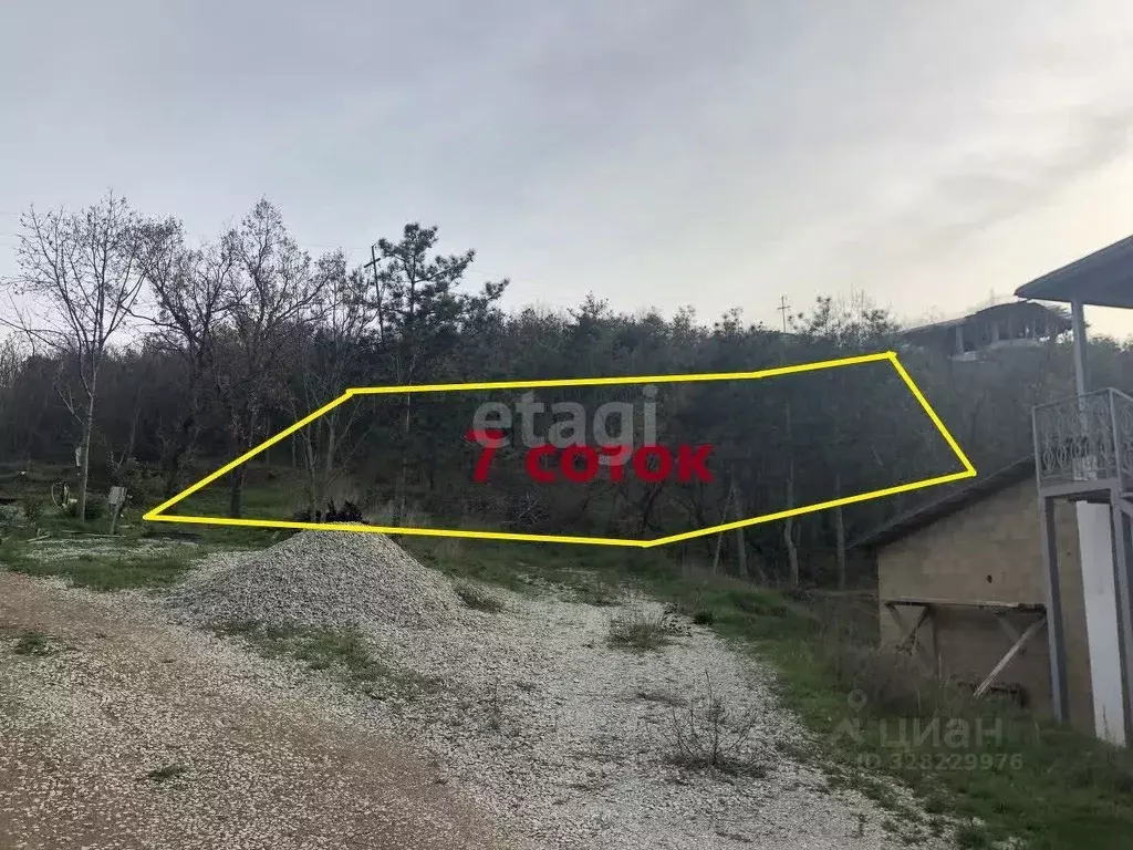 Участок в Крым, Алушта муниципальный округ, пос. Семидворье, Надежда ... - Фото 1