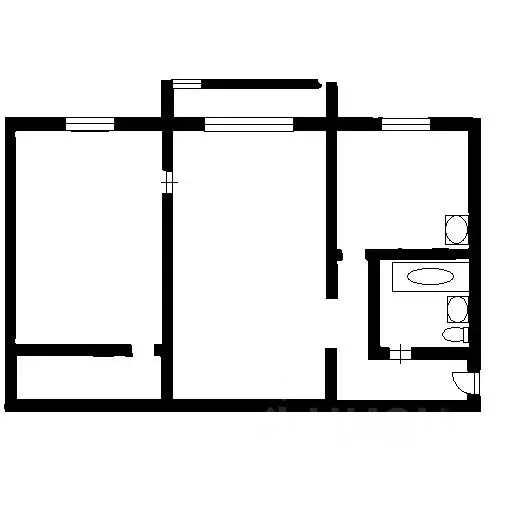 2-к кв. Челябинская область, Челябинск ул. Танкистов, 156В (45.0 м) - Фото 2