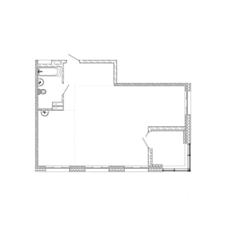 2-к кв. Приморский край, Владивосток Посейдония жилой комплекс (75.43 ... - Фото 1