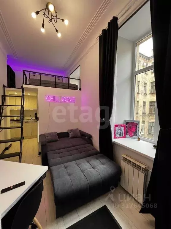 Студия Санкт-Петербург Чкаловский просп., 16 (19.0 м) - Фото 0