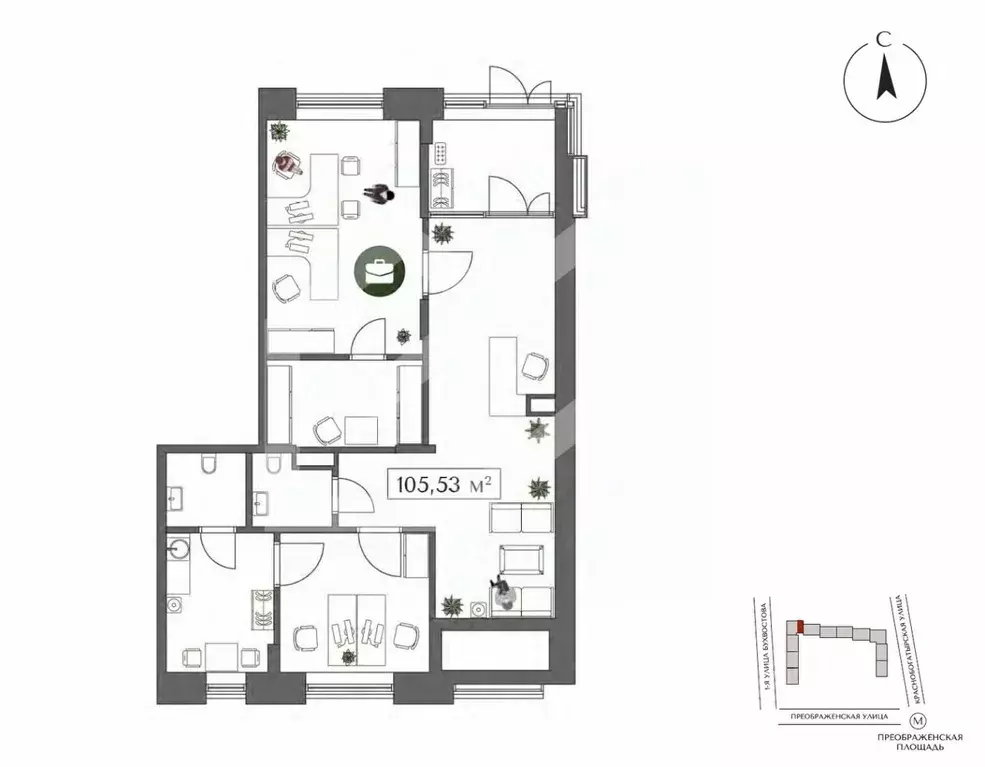 Торговая площадь в Москва ул. 1-я Бухвостова, 2к3 (107 м) - Фото 2