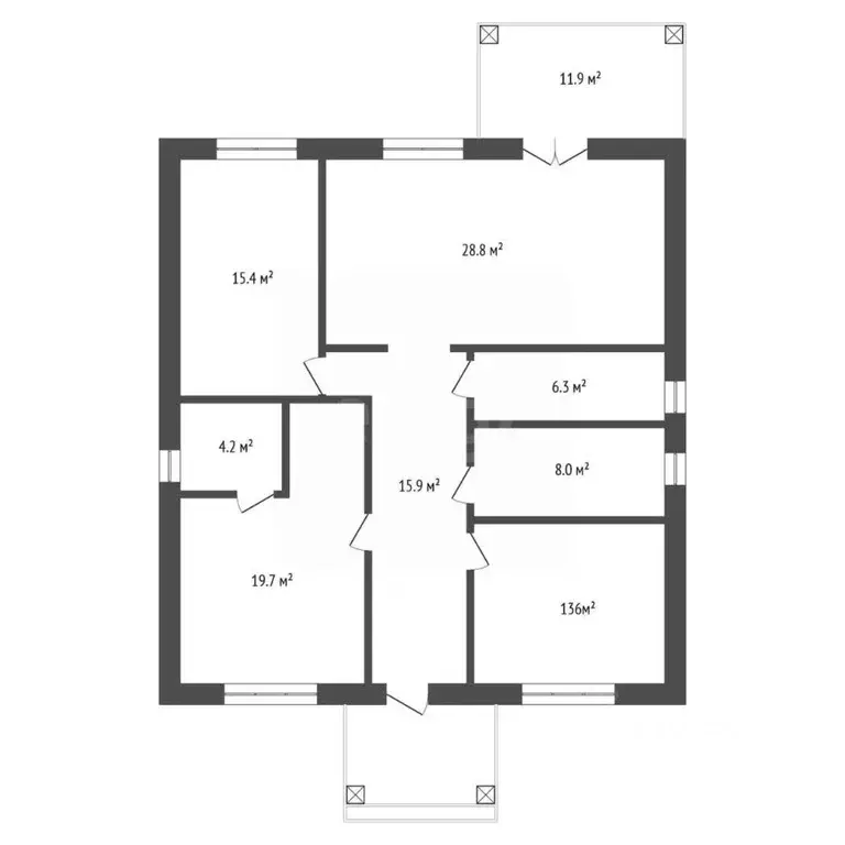 Дом в Ростовская область, Аксайский район, Щепкинское с/пос, пос. ... - Фото 2