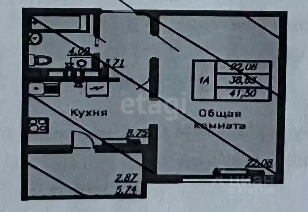 1-к кв. Татарстан, Казань ул. Баки Урманче, 11к3 (45.0 м) - Фото 0