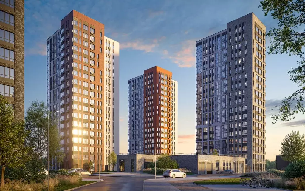 Студия Москва Скандинавия жилой комплекс, 28.1 (23.8 м) - Фото 1