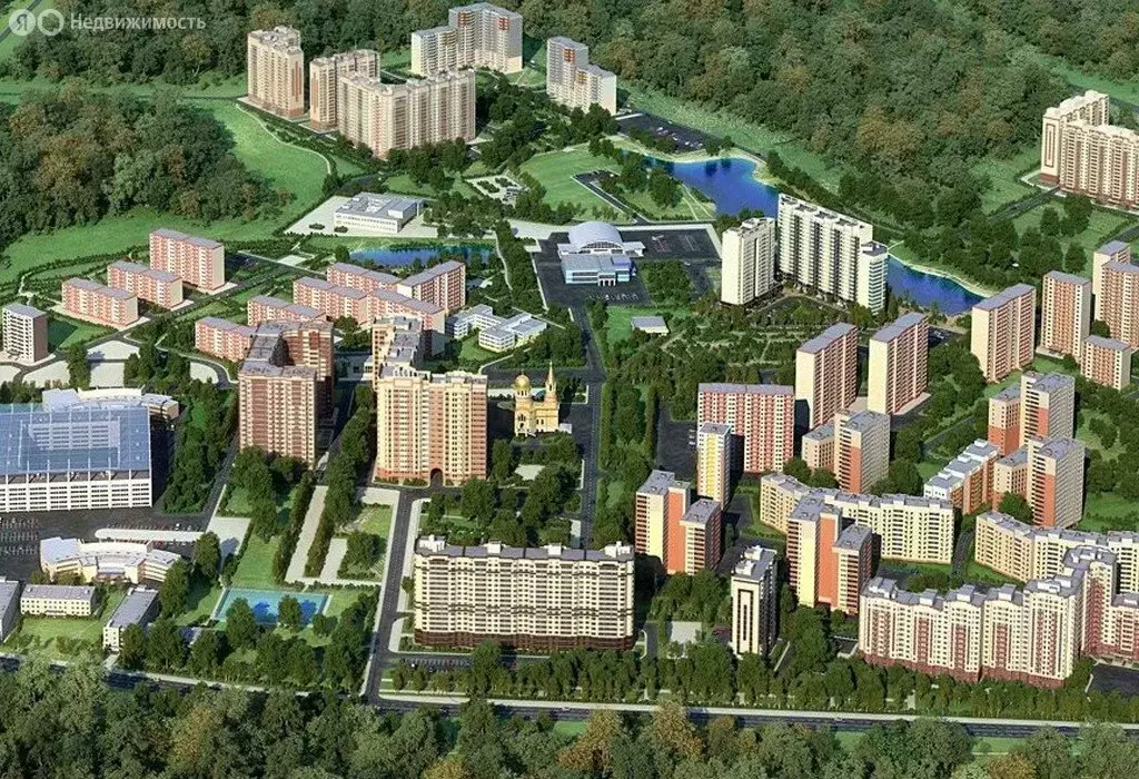 1-комнатная квартира: посёлок Коммунарка, 7А (41 м) - Фото 1
