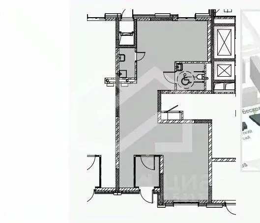 Помещение свободного назначения в Москва ул. Николая Озерова, 2к2 (84 ... - Фото 2