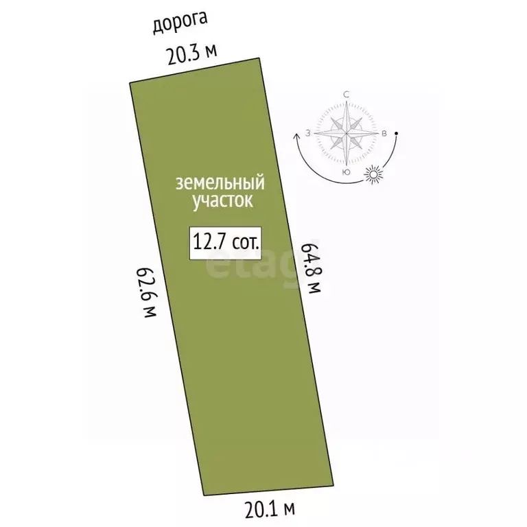 Участок в Тюменская область, Исетский муниципальный округ, с. ... - Фото 1