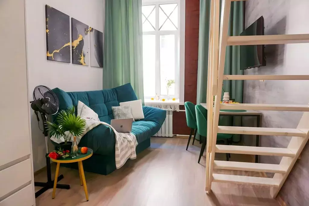 Студия Санкт-Петербург ул. Рубинштейна, 23 (22.0 м) - Фото 2