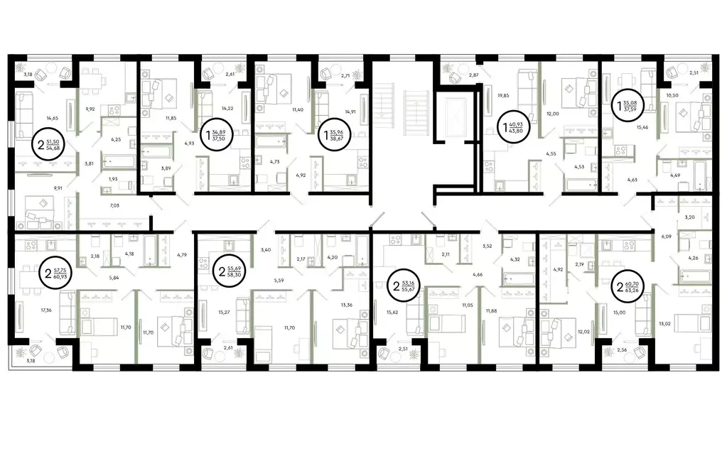 2-к кв. Тюменская область, Тюмень ул. Александра Звягина, 5 (54.68 м) - Фото 1