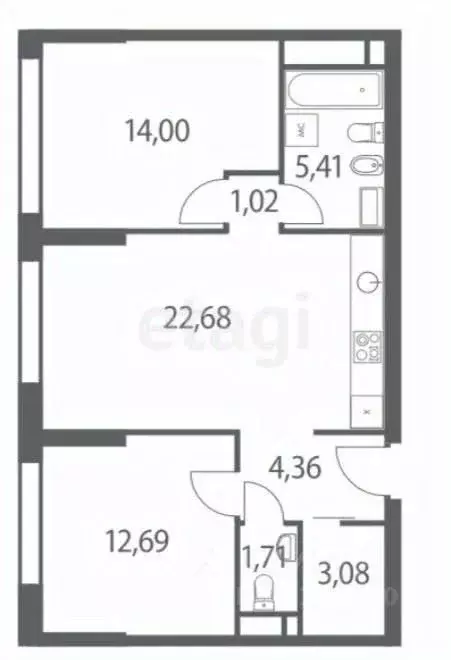 Дом в Саратовская область, Балашов ул. 9 Января, 161 (46 м) - Фото 2