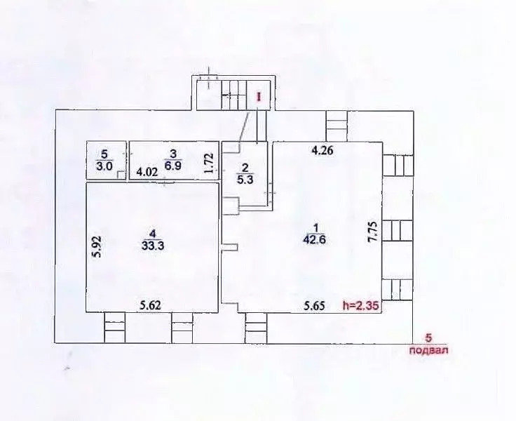 Торговая площадь в Москва Новая Басманная ул., 20С5 (90 м) - Фото 1