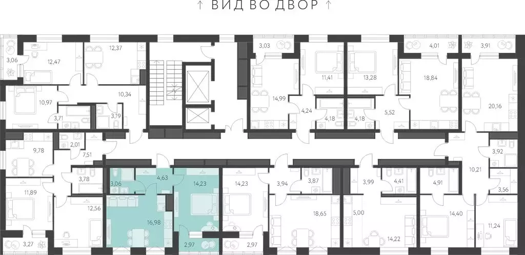 1-комнатная квартира: Екатеринбург, микрорайон Академический, ЖК ... - Фото 1