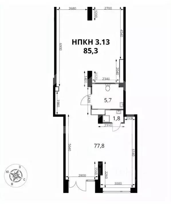 Торговая площадь в Московская область, Ленинский городской округ, д. ... - Фото 2