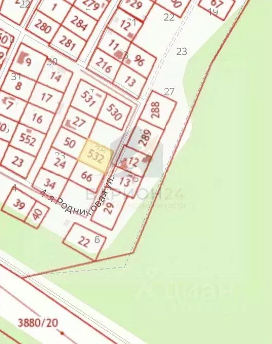 Участок в Калужская область, Жуков 4-я Родниковая ул. (11.6 сот.) - Фото 2