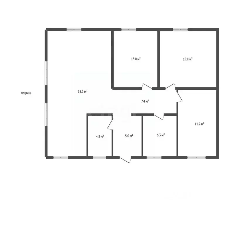 Дом в Воронежская область, Новоусманский район, Усманское 1-е с/пос, ... - Фото 2