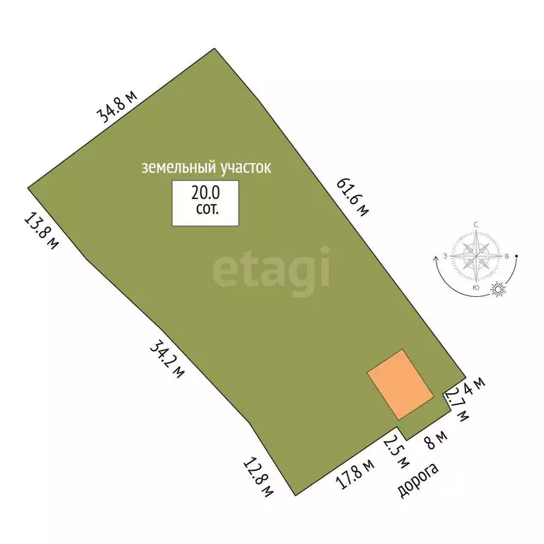 Дом, 45.4 м - Фото 2