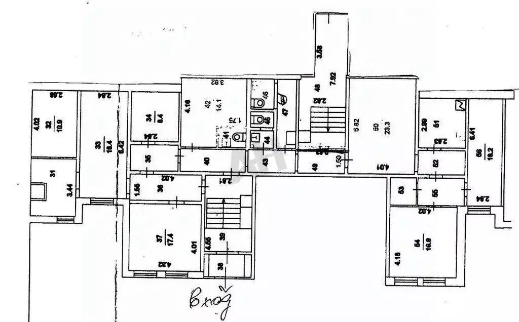 Помещение свободного назначения в Москва ул. Ивана Франко, 32К1 (216 ... - Фото 2