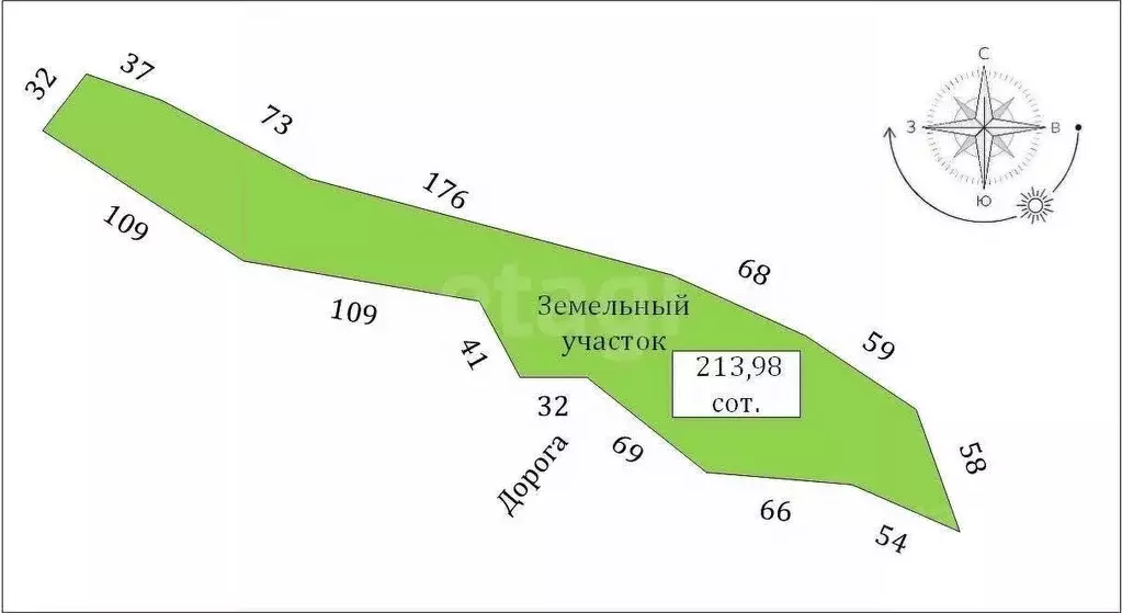 Участок в Крым, Судак Долина Роз кв-л,  (213.98 сот.) - Фото 1