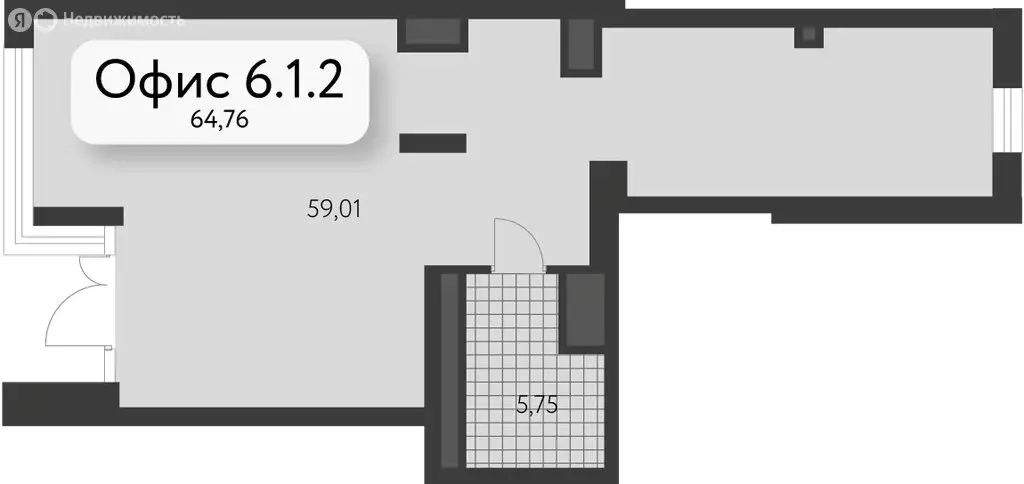 Помещение свободного назначения (64.76 м) - Фото 2