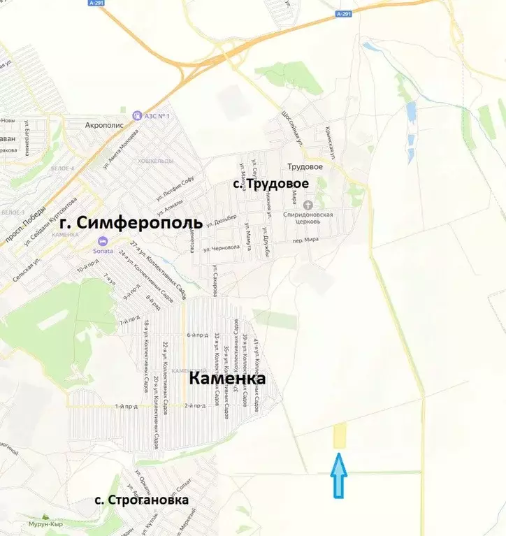 Участок в Крым, Симферопольский район, с. Трудовое ул. Мира, 45 (412.0 ... - Фото 0