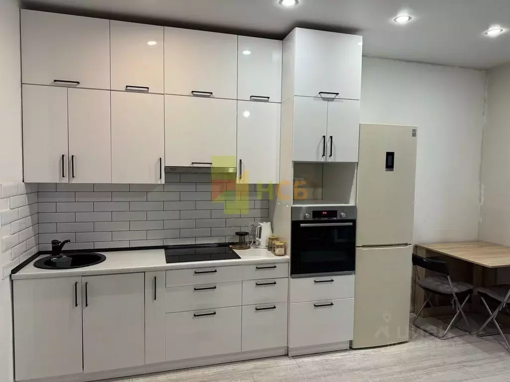 Студия Омская область, Омск ул. Перелета, 33 (34.0 м) - Фото 1