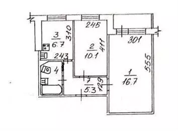 2-к кв. Новосибирская область, Новосибирск ул. Толбухина, 25 (44.0 м) - Фото 0