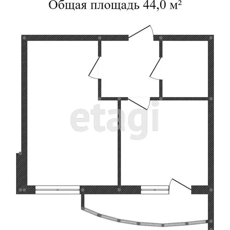 1-комнатная квартира: Вологда, улица Чехова, 36 (41.3 м) - Фото 0