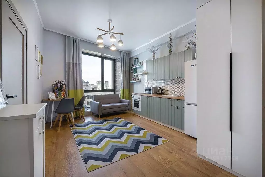 1-к кв. Москва ул. Народного Ополчения, 15К2 (30.0 м) - Фото 2