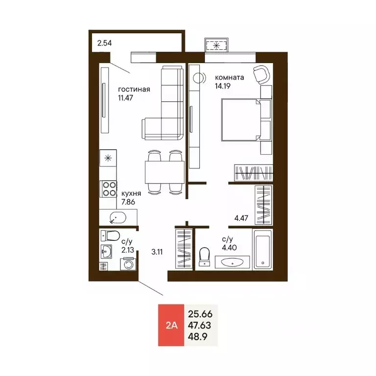 3-к кв. Пензенская область, Пенза Памятник Победы мкр,  (73.97 м) - Фото 1