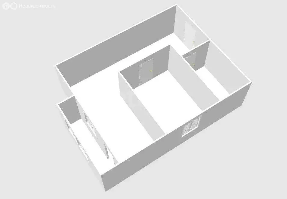 2-комнатная квартира: Долинск, улица Ленина, 21 (34.1 м) - Фото 1