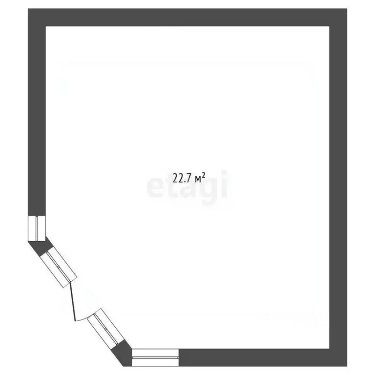 Торговая площадь в Московская область, Коломна ул. Гаврилова, 4 (23 м) - Фото 2