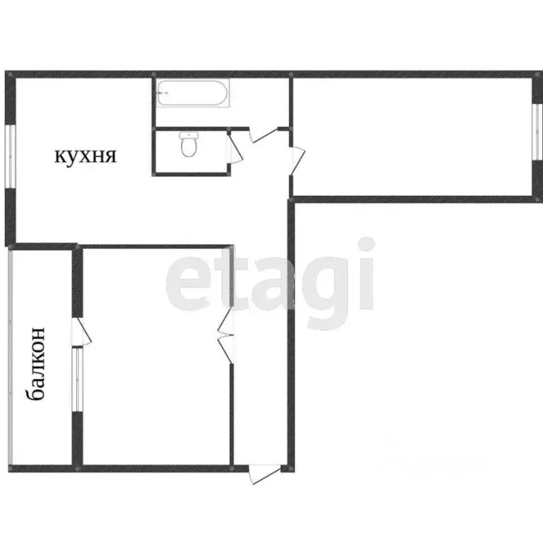 2-к кв. Челябинская область, Миасс ул. 8 Марта, 147 (56.4 м) - Фото 2
