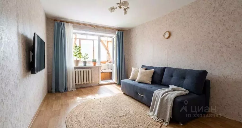 1-к кв. Иркутская область, Иркутск ул. Бородина, 51 (30.1 м) - Фото 1