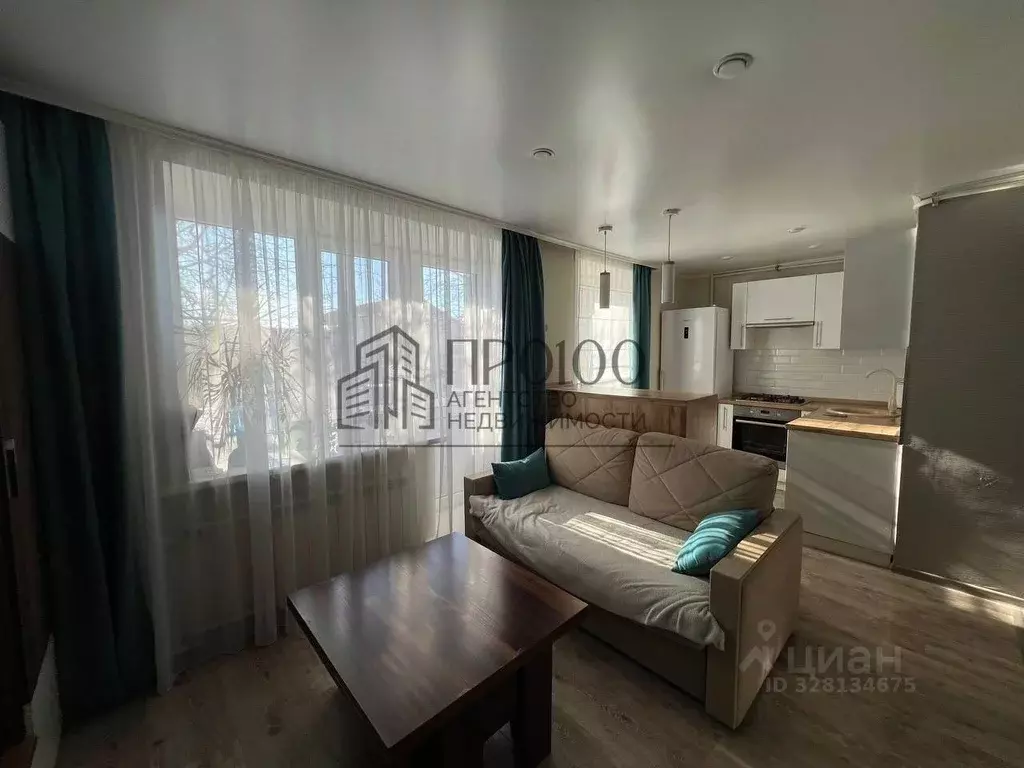 Студия Калужская область, Калуга ул. Дружбы, 12 (31.9 м) - Фото 1