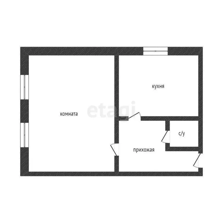 1-комнатная квартира: Нижний Тагил, Газетная улица, 86 (38.9 м) - Фото 1