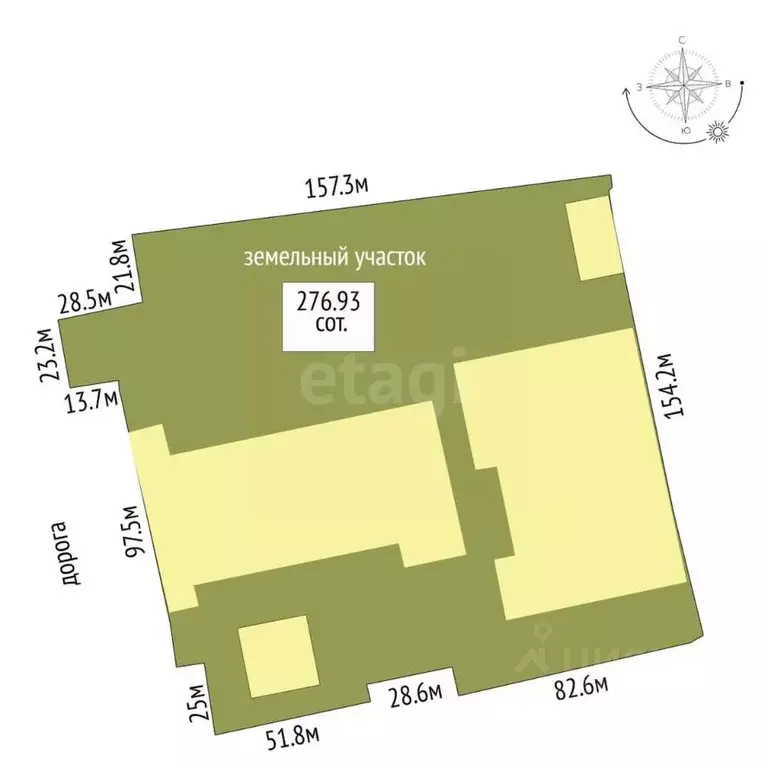 Склад в Забайкальский край, Чита Геодезическая ул., 48 (1038 м) - Фото 2