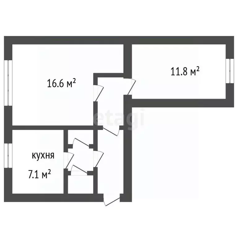 2-к кв. Воронежская область, Воронеж ул. 9 Января, 132 (47.6 м) - Фото 2